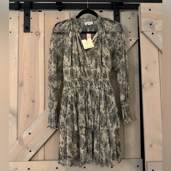 NWT Dress Forum Lurex Floral Dress - Picture 4 of 8